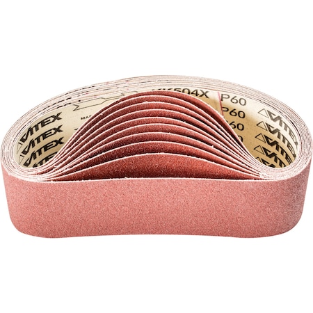 Pferd Coated Belt, Al/Oxd, 3"x21", 60 Grit, 3" W, 21" L, Coated, Aluminum Oxide, 60 Grit 49213